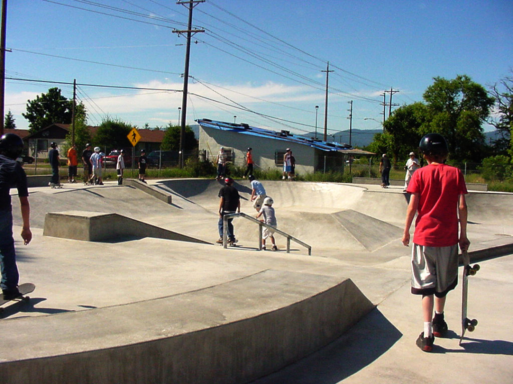 kids at Skate Park