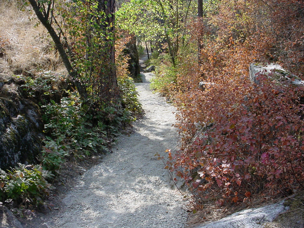 Treaty Rock Park path