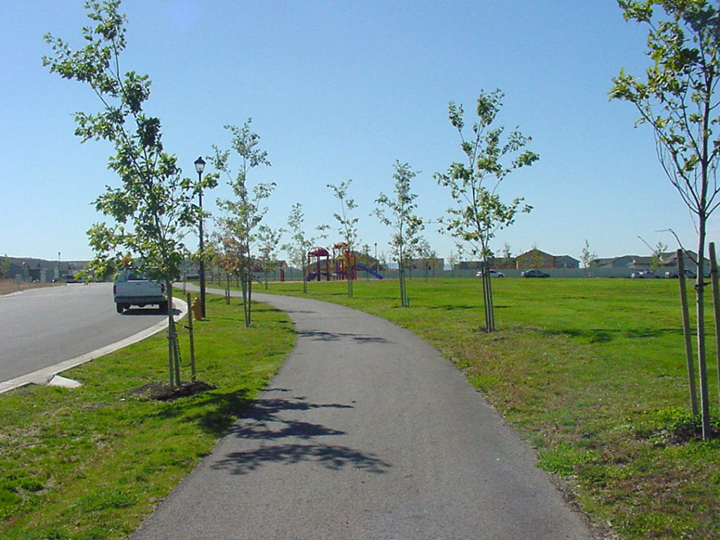 Woodbridge Park walking path