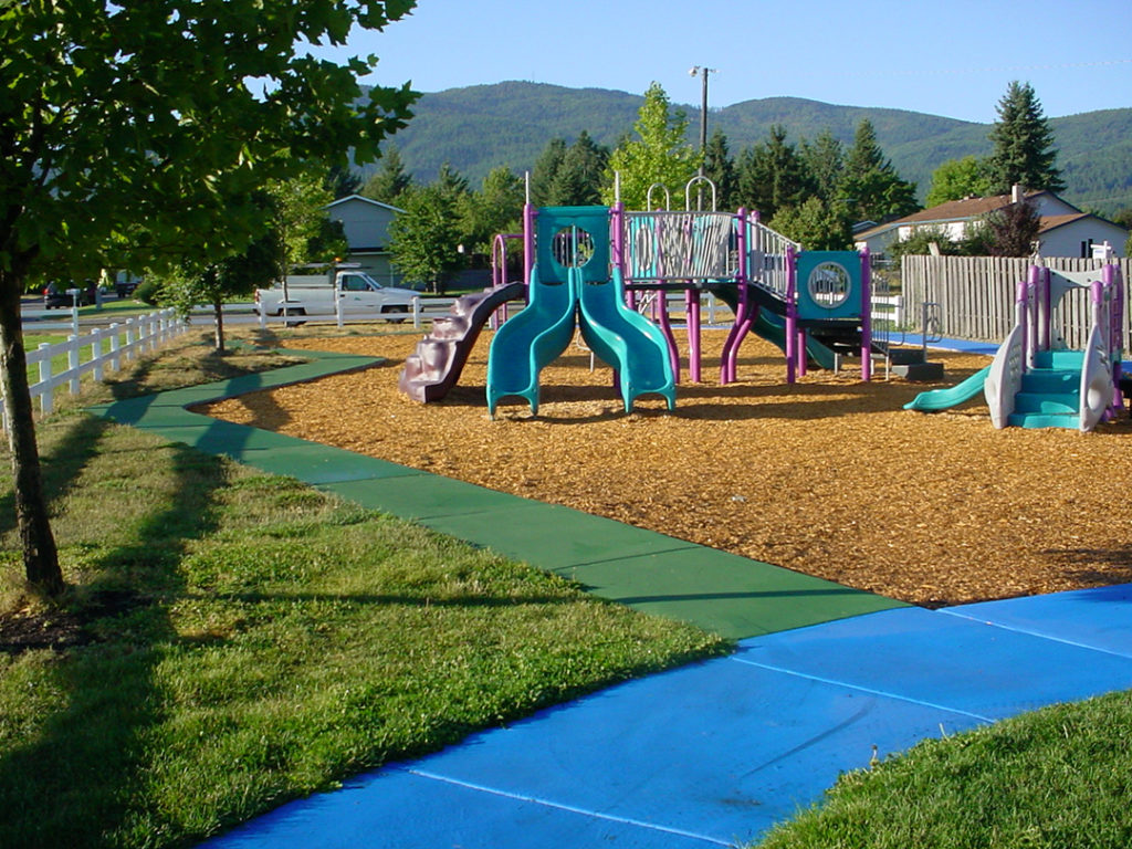 Warren Field playground slide