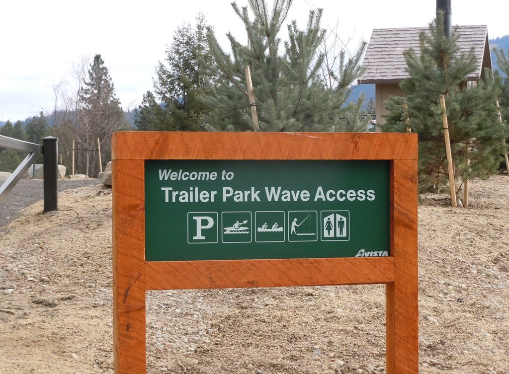 Trailer Park Wave sign